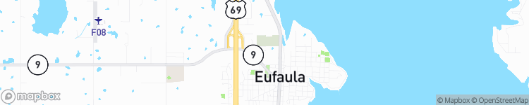 Eufaula - map