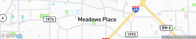 Meadows Place - map