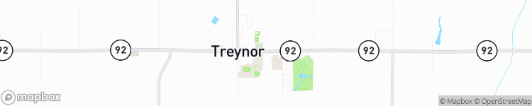 Treynor - map