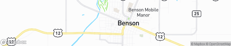 Benson - map