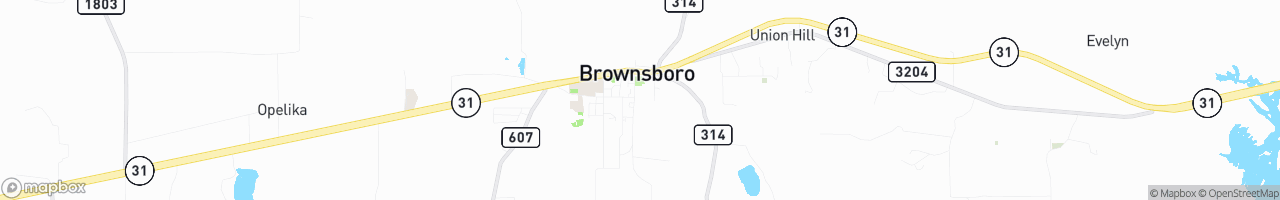 Brownsboro - map