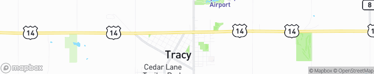 Tracy - map