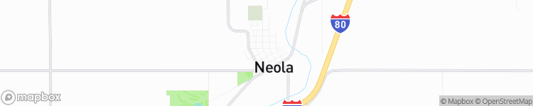 Neola - map