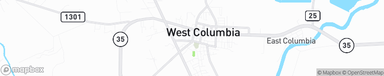 West Columbia - map