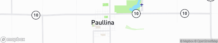 Paullina - map