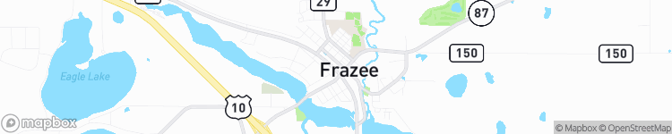 Frazee - map