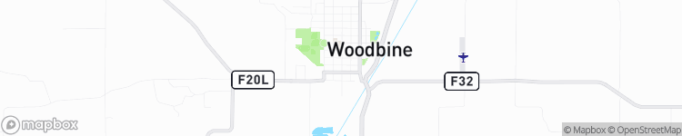 Woodbine - map