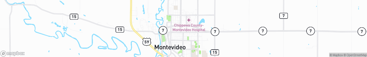 Montevideo - map