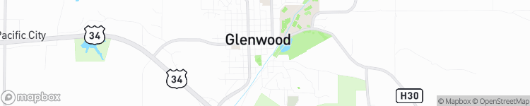 Glenwood - map