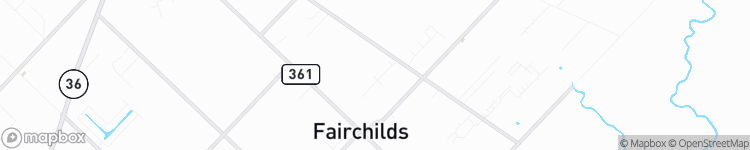 Fairchilds - map