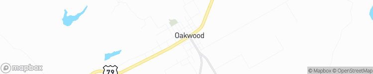 Oakwood - map