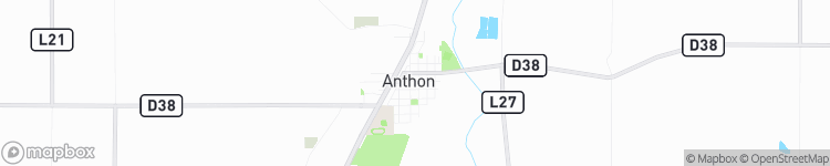 Anthon - map