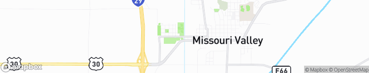 Missouri Valley - map