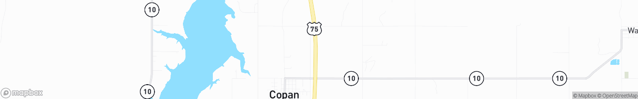 Copan Truck Stop - map