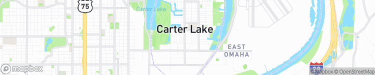 Carter Lake - map