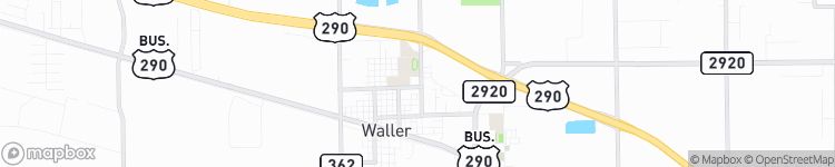 Waller - map