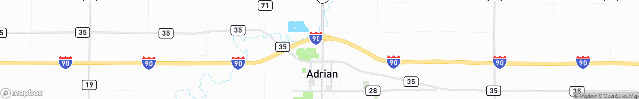 TruckMap | Kum & Go 305 N Maine Ave Adrian MN 56110