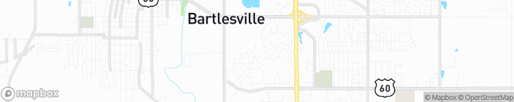 Bartlesville - map