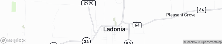 Ladonia - map
