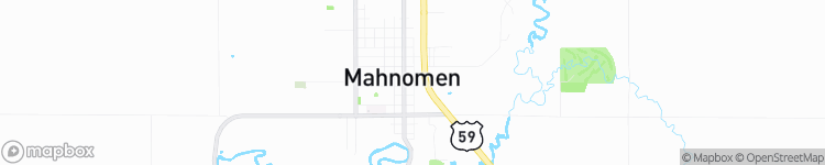Mahnomen - map
