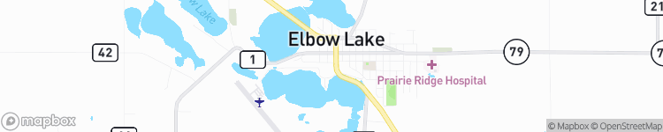 Elbow Lake - map