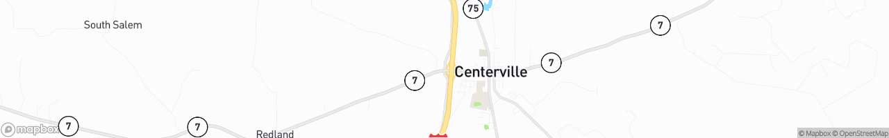 US Gain Centerville - map
