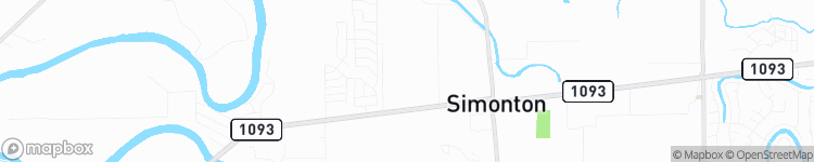 Simonton - map