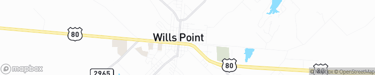 Wills Point - map