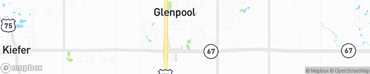 Glenpool - map