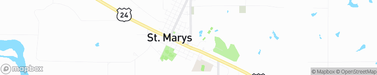Saint Marys - map