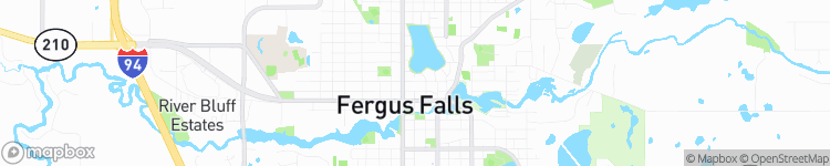 Fergus Falls - map