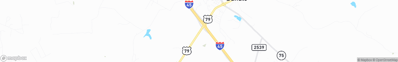 A & M Triangle Truck Stop - map