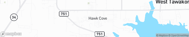 Hawk Cove - map