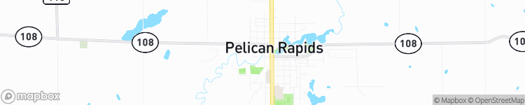 Pelican Rapids - map