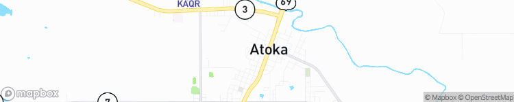 Atoka - map