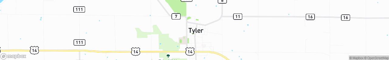 Tyler - map