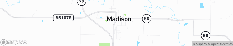 Madison - map