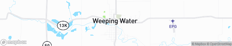 Weeping Water - map