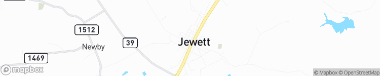 Jewett - map