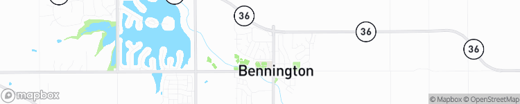 Bennington - map
