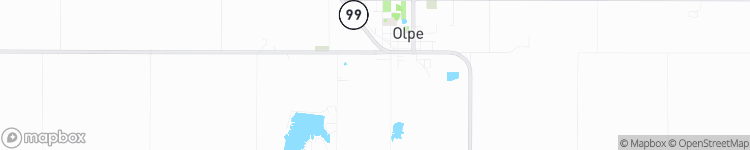 Olpe - map