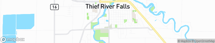 Thief River Falls - map