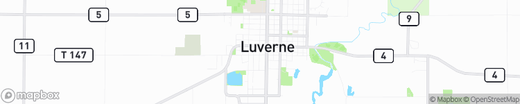Luverne - map