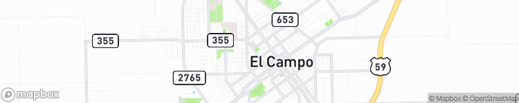 El Campo - map