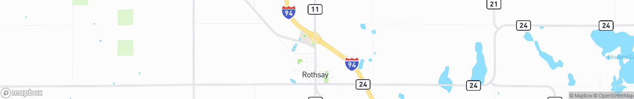 Rothsay Truck Stop (Spur) - map