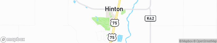 Hinton - map