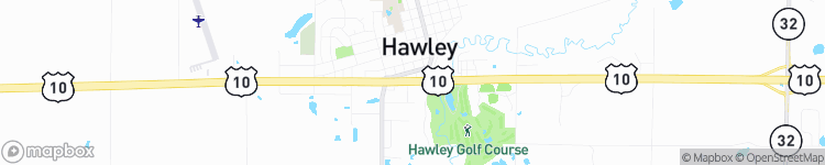 Hawley - map