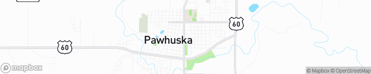 Pawhuska - map