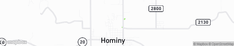 Hominy - map