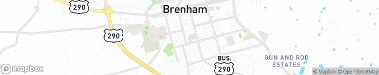 Brenham - map